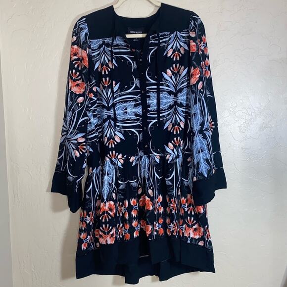 Sabina Musayev long sleeve drop waist shirt dress - Picture 1 of 9